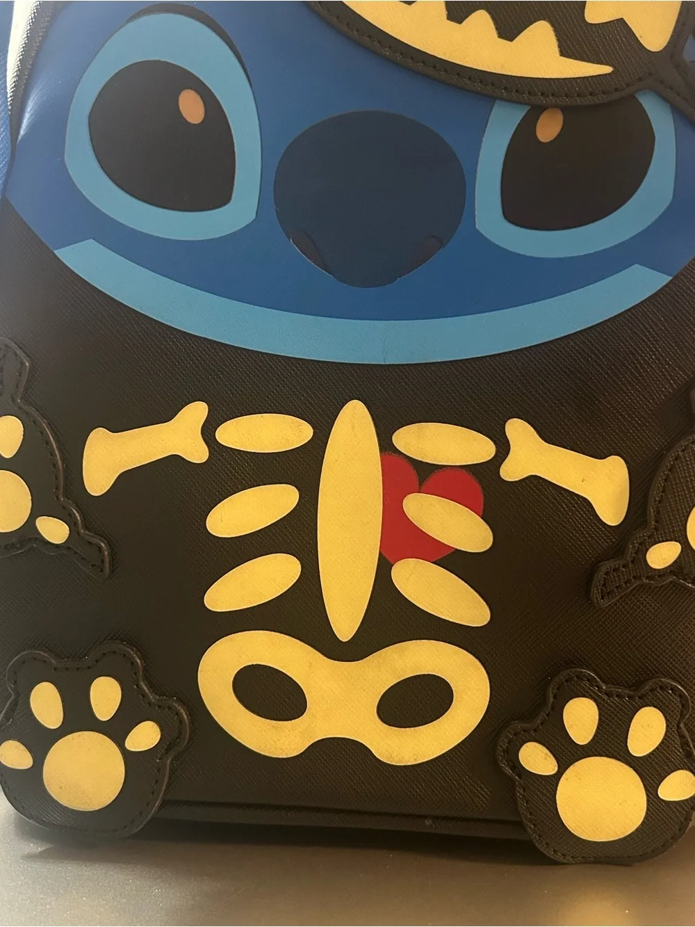 Her Universe Disney Lilo & Stitch Skeleton Stitch Glow-in-the-Dark Mini Backpack